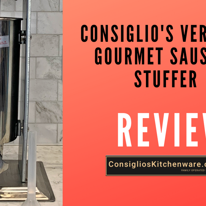 Consiglio's Vertical Gourmet Sausage Stuffer Review - USA