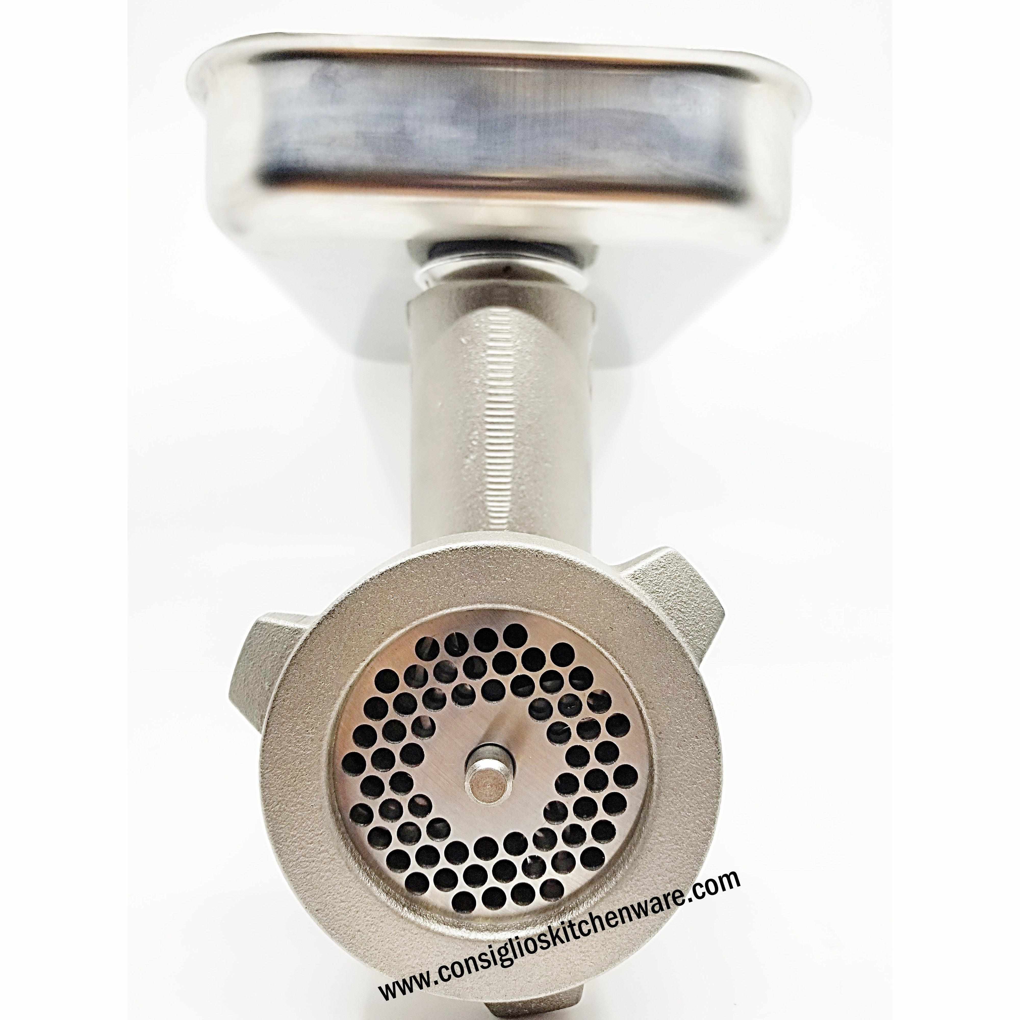 Fabio Leonardi MR0 .5HP TC12 Meat Grinder & Sausage Stuffer - Made in Italy with knives, Discs and Tubes