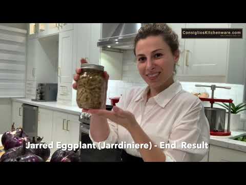 How to Make Eggplant Jardiniere Using a Torchietto (Vegetable Press) - Consiglioskitchenware.com Medium