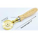 Brass Pastry and Pasta Wheel Dimensions USA