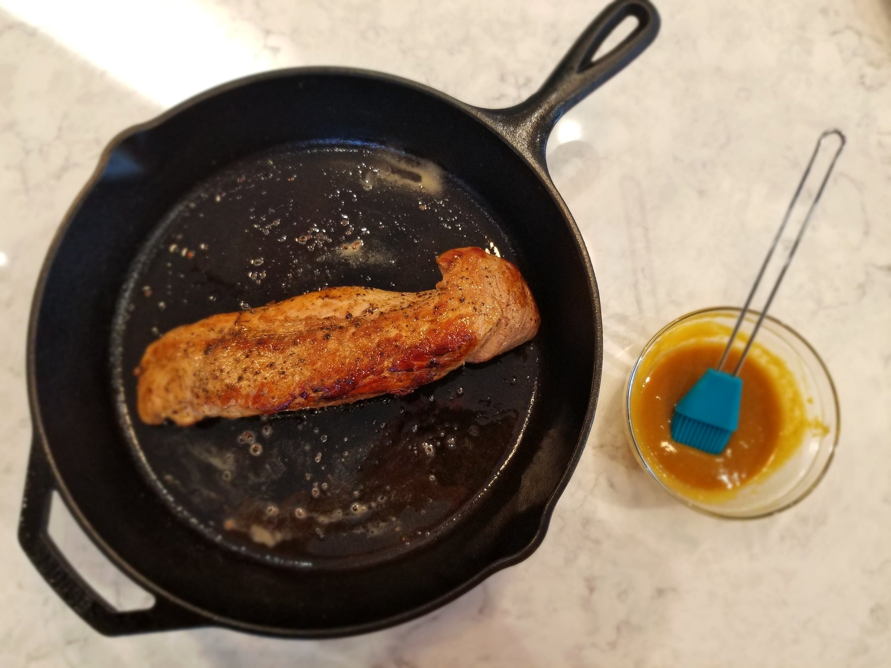 Brown Sugar and Mustard Glazed Pork Tenderloin