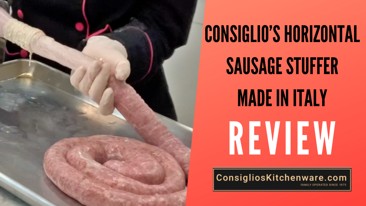 Consiglio's Horizontal Italian Made Sausage Stuffer Review - USA