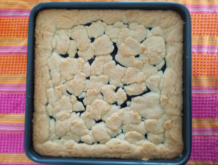 Gluten Free Almond Berry Squares by Chef Angela Consiglio