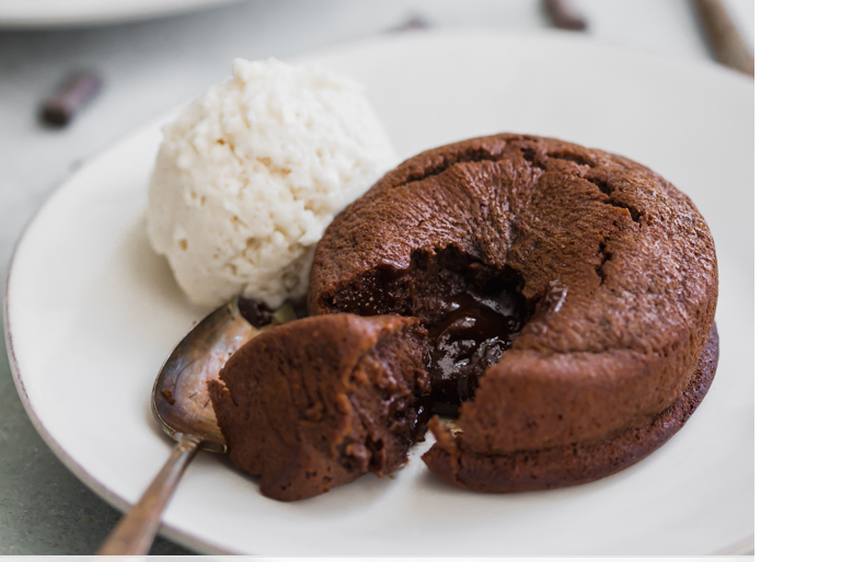 Gluten Free Molten Chocolate Lava Cakes by Chef Angela Consiglio