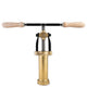 Bottene Bigolaro Premium Hand Pasta Extruder with Rigatoni and Spaghetti 2.5 mm Brass Dies Made in Italy USA