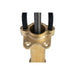 Bottene Bigolaro Premium Hand Pasta Extruder with Rigatoni and Spaghetti 2.5 mm Brass Dies USA