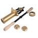 Bottene Bigolaro Premium Hand Pasta Extruder with Rigatoni and Spaghetti 2.5 mm Brass Dies Made in Italy Two Dies
