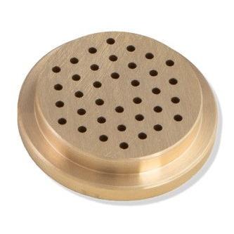 Bottene Bigolaro Premium Hand Pasta Extruder with Rigatoni and Spaghetti 2.5 mm Brass Dies Made in Italy Dies USa 