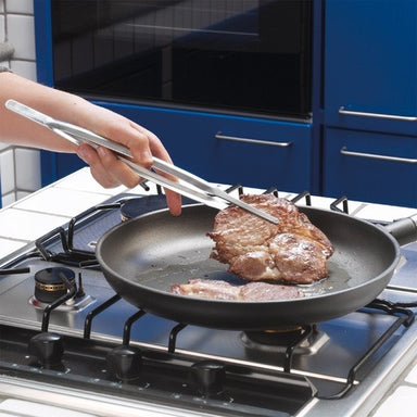Eppicotispai Pinza Stainless Steel BBQ Tweezer Tongs 31 cm - Made in Italy Steak  USA
