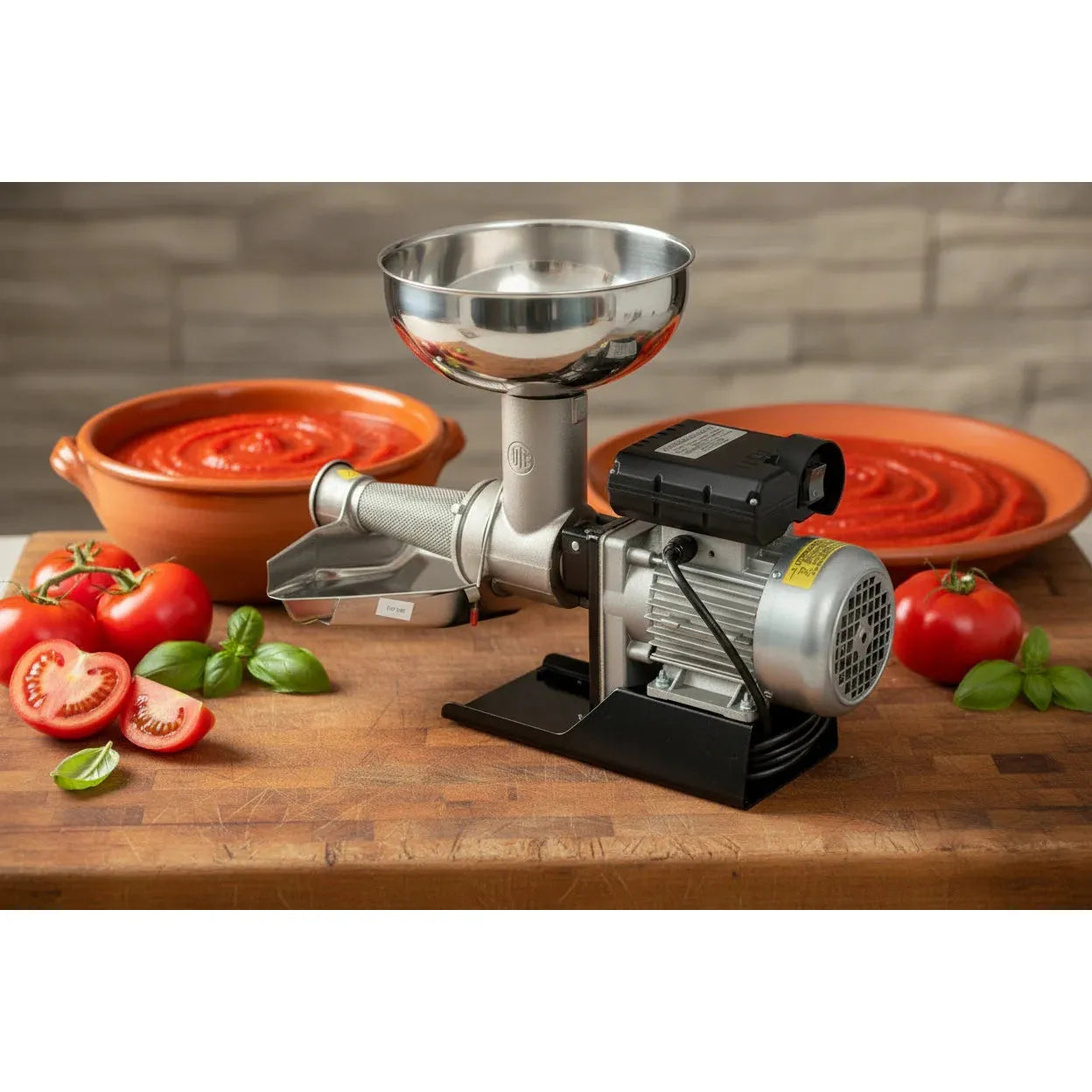 Fabio Leonardi MR0 1/2 HP SP3 Tomato Machine - Made in Italy Tomato Squeezing Machine Tomato Canning 