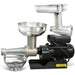 Fabio Leonardi MR10 Latest Upgraded  SP5 Tomato Machine + #22 Meat Grinder Attachment Combo