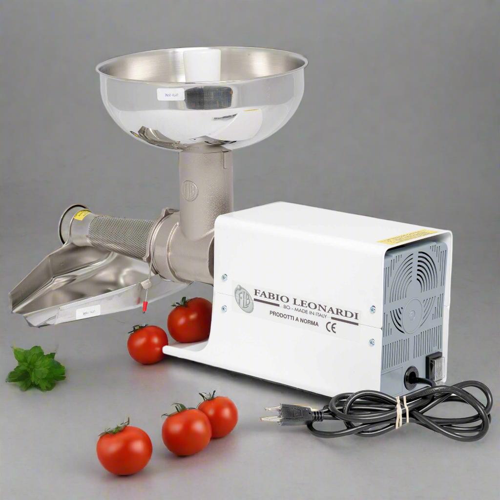 Fabio Leonardi MR8 1/2 HP SP3 Tomato Machine for homemade tomato sauce 