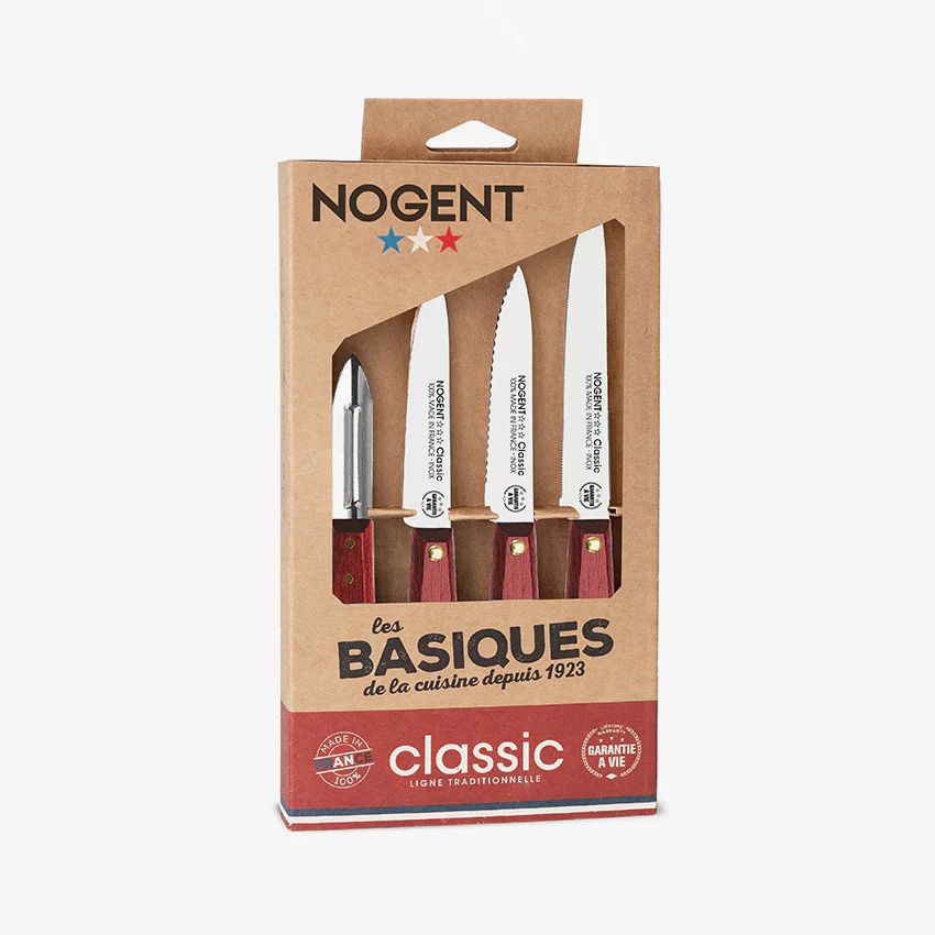Nogent Classic Hornbeam Kitchen Essential 4 pc Set - Made in France