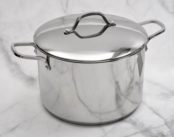 Vev Vigano Nuova Kontessa 8.5 L Stainless Steel Dutch Oven (28 cm)