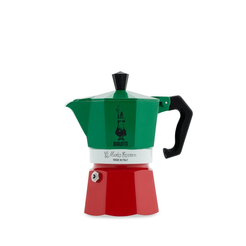 Tricolor Bialetti Cup Stobetop Espresso Maker — Consiglio's