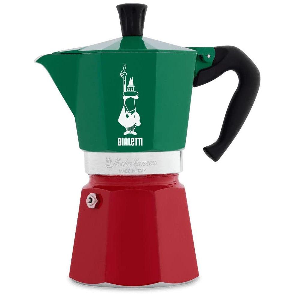 Tricolour Bialetti Cup Stovetop Espresso Maker — Consiglio's