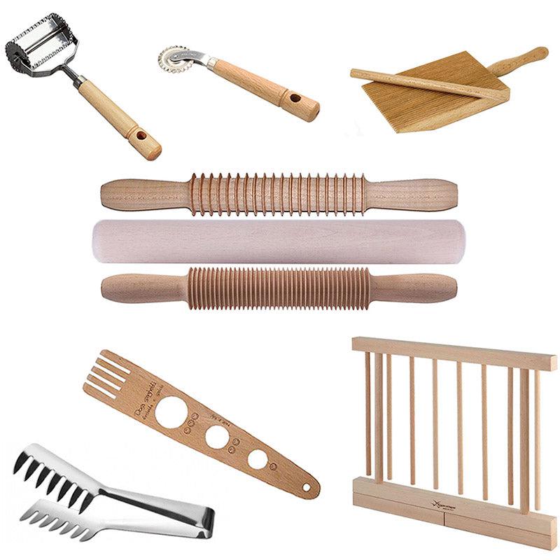Eppicotispai Ultimate Pasta Starter Kit - Made in Italy from Aluminum and Wood USA Tools