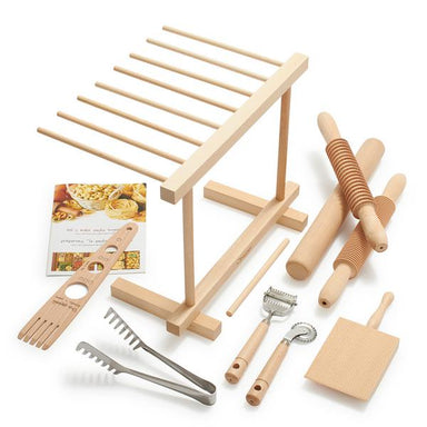 Eppicotispai Ultimate Pasta Starter Kit - Made in Italy from Aluminum and Wood Set USA