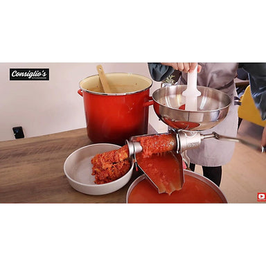 Professional manual tomato squeezer - strainer from Italy