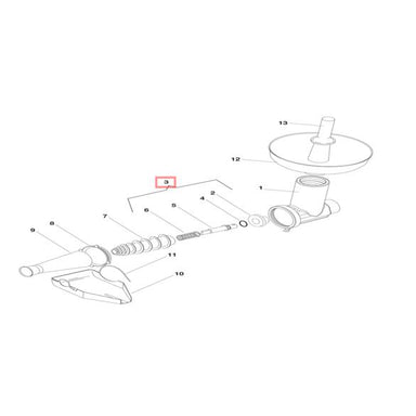 Fabio Leonardi SP3/SP5 Electric Complete Drive Shaft Diagram