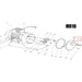 Fabio Leonardi Nylon Spacer, Iron Spacer & Snap Ring for MR10 Diagram
