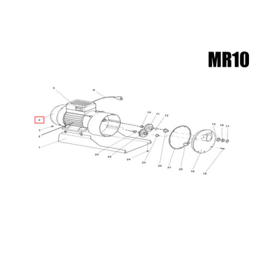 Fabio Leonardi Fan Cover Replacement MR10 1.5 HP Motor