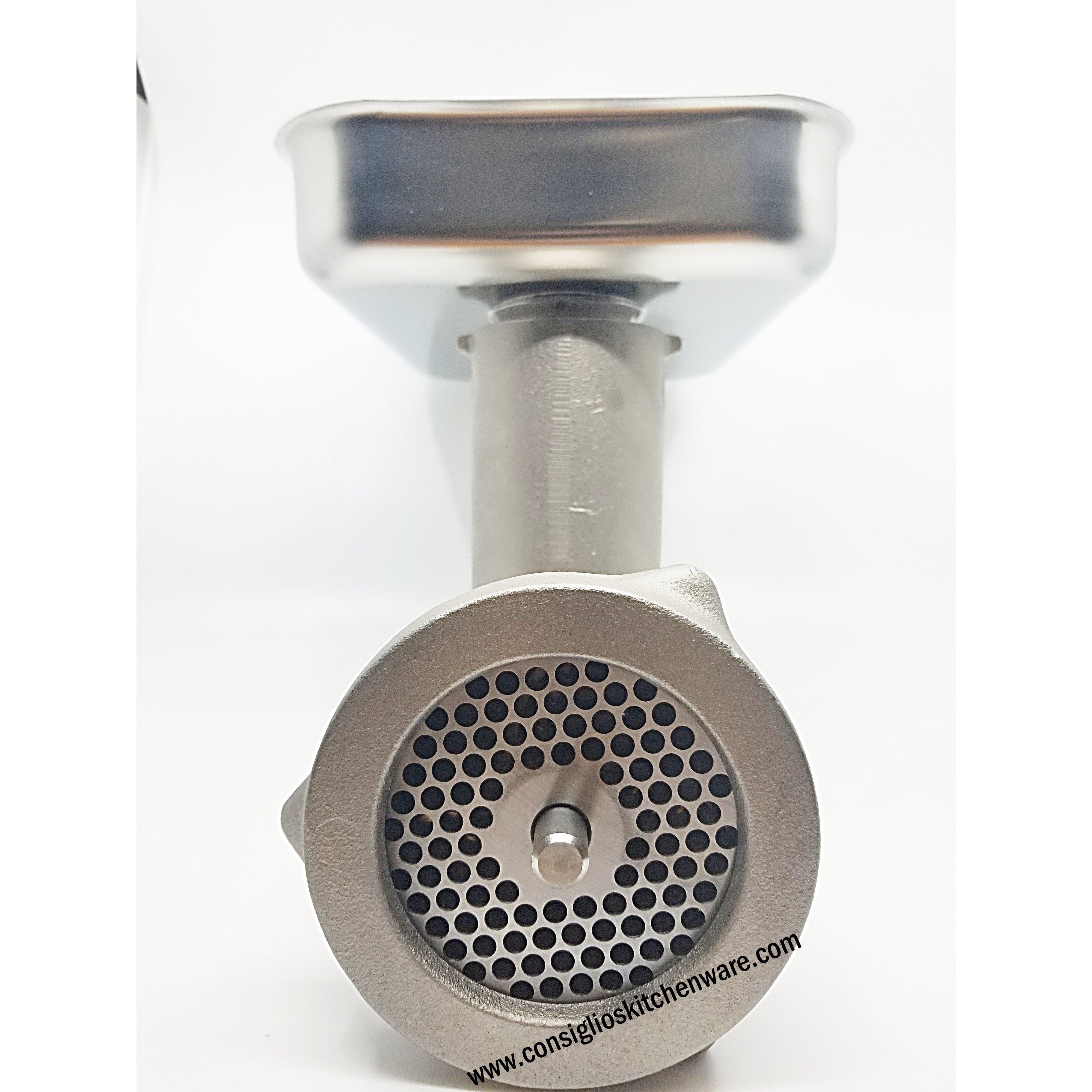 Fabio Leonardi TC32 Meat Grinding Attachment Front View USA