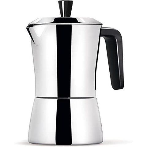 Giannini TUA - 6 cup Stainless Steel Stove Top Espresso Maker (Black H —  Consiglio's Kitchenware