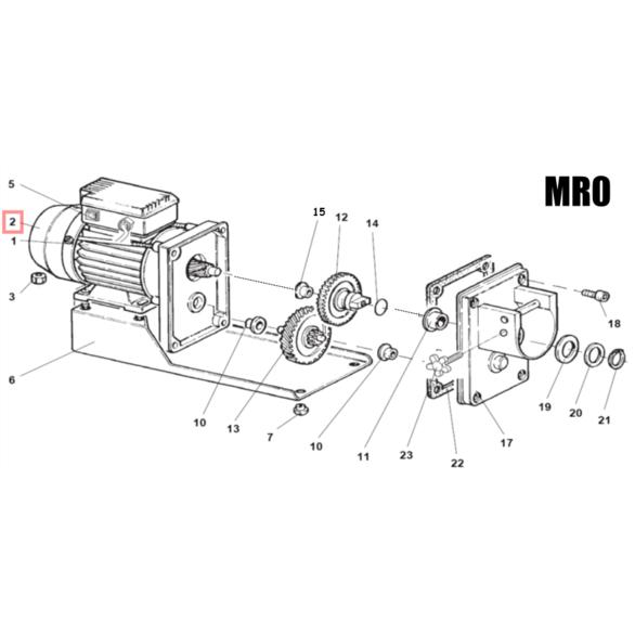 Fabio Leonardi Fan Cover Replacement MR0 1/2 HP Motor