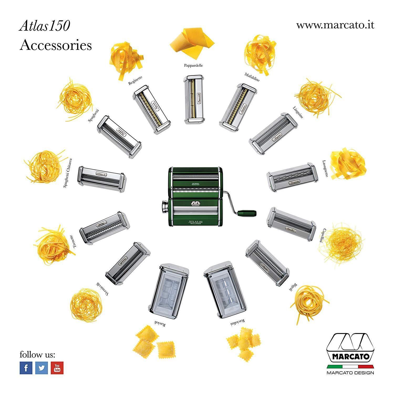 Marcato - Accessories for Atlas 150 - Spaghetti alla chitarra