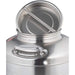 Sansone 2.64 gal Europa Fusti 18/10 Stainless Steel Canister - NSF Certified for Holding Olive Oil and More - Made in Italy with Lid 