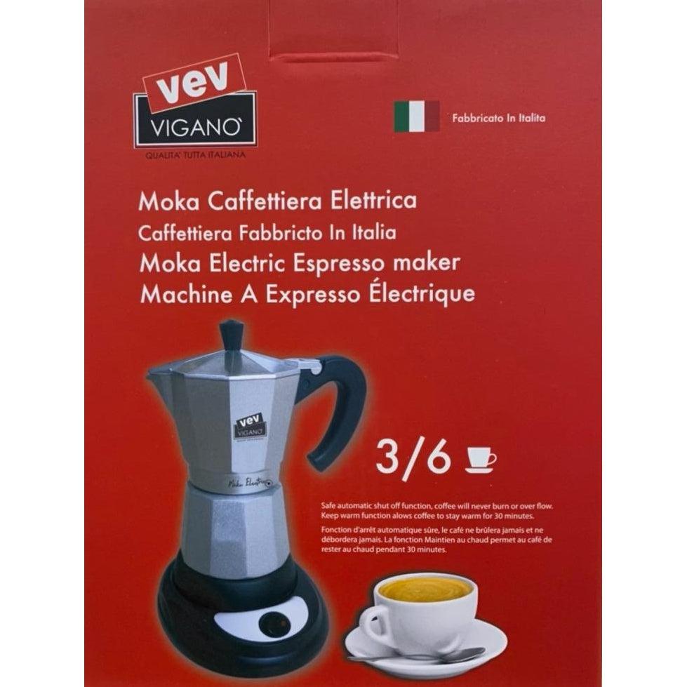 Vev Vigano Cup Italian Moka Electric Espresso Maker