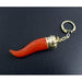 Cornicello Italian Horn Charm Keychain / Medium-Tabletop-us-consiglios-kitchenware.com-Consiglio's Kitchenware-USA