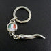 Cornicello Metal Italian Horn Charm Key chain-Tabletop-us-consiglios-kitchenware.com-Consiglio's Kitchenware-USA