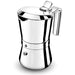 Giannina 3 cup Stainless Steel Stove Top Espresso Maker (Restyled Version)-Espresso Machines-Giannini-Consiglio's Kitchenware USA