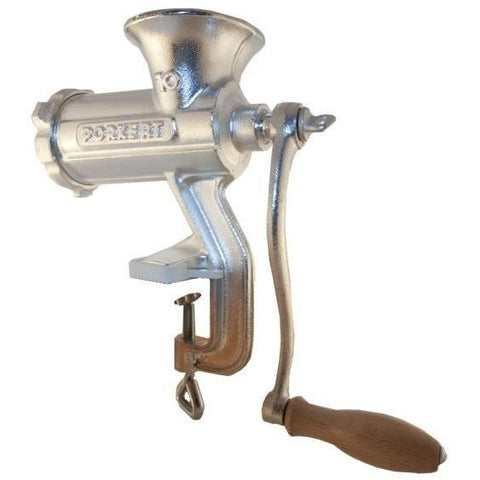 Tinned Cast Iron Manual Meat Grinder #8 - Fante's Kitchen Shop - Since 1906